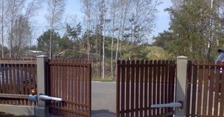 Купить распашные ворота из штакетника Карабулак, цена от 2753 руб.